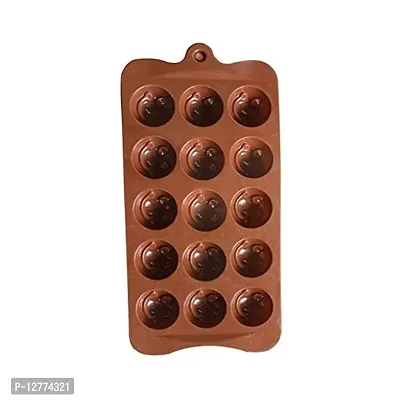 Food Grade Non-Stick Reusable Silicone Smile Shape 15 Cavity Chocolate Molds / Baking Trays-thumb2