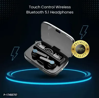 Tws M19 Bt Earbuds Led Digital Display Touch Control Headphones Bluetooth Headset Black True Wireless-thumb3