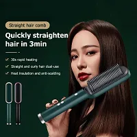 PTC Heating Electric Hair Straightener HQT-909B Hair Straightener Brush-thumb1