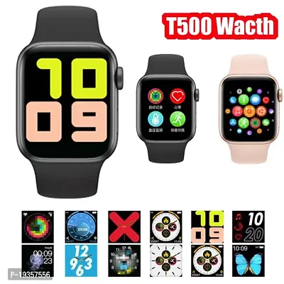 t500 Smart Watch Bluetooth Smart Wrist Watch for Smartphones,Bluetooth Smart Unisex Watch for Boys, Girls, Mens and Womens,Smart Watch (Black)-thumb5