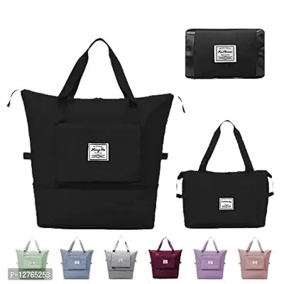 Foldable Expandable Dry Wet Waterproof Duffel Yoga Weekend Shoulder Gym Luggage Travel Bag Women 1piece-thumb0