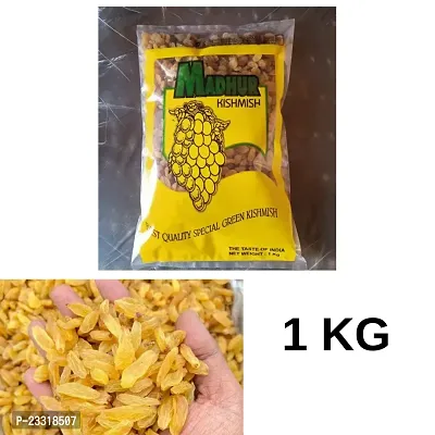 Premium quality golden Kishmish (Golden Raisins) 1 Kg-thumb3