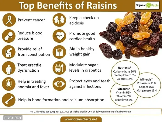 Seedless Golden Raisins Dried Kishmish Without Seeds, Dry Grapes| Kismish Darakh Dry Fruits, 1000 Gram-thumb2