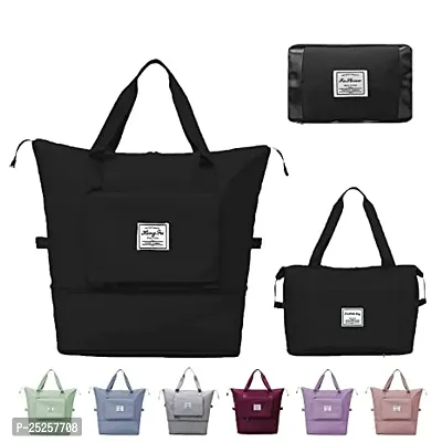 Large Capacity Foldable Waterproof Tote Bags Portable Lightweight, Pack of 2-thumb4