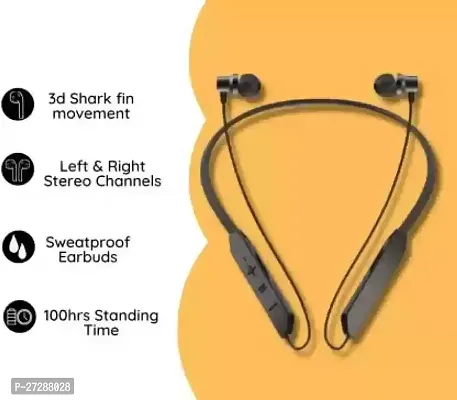 Rockerz BT MAX Bluetooth Earphones 30 Hours Playtime Bluetooth Headset  (Black, In the Ear)-thumb2