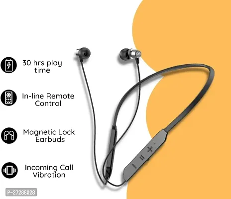 Rockerz BT MAX Bluetooth Earphones 30 Hours Playtime Bluetooth Headset  (Black, In the Ear)-thumb5