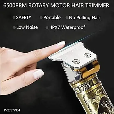 Hair Clippers  Trimmer for Men Cordless Rechargeable Mens T-Outliner Barber Clippers Beard Trimmer and Nose Hair Trimmer Set Professional Hair Cutting  Grooming Kit-thumb4