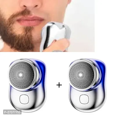 Mini-Shave Portable Electric Shaver for Men, 2023 New Upgrade Rechargeable Mini Razor Easy One-Button Use