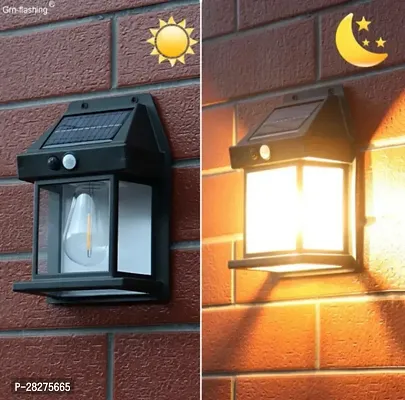 Outdoor Solar Wall Lights with 3 Modes  Motion Sensor-thumb0