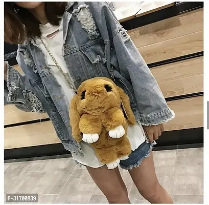 Buy Teddy Rabbit Furry Sling Purse Cute Bunny Sling Bag Fur Gorgeous Sling Bag For Kids And Girl Cute Rabbit Sling Bag Fluffy Bunny Shoulder Bag Cross Body Sling