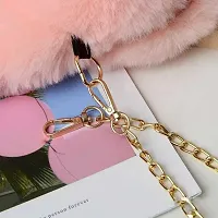 Teddy Rabbit Furry Sling Purse | Cute Bunny Sling Bag | Fur Gorgeous Sling Bag For Kids And Girl | Cute Rabbit Sling Bag, Fluffy Bunny Shoulder Bag, Cross Body Sling Bag For Girls, Soft Hand Bag For G-thumb3