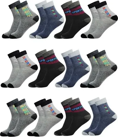 New Edition Cotton Socks For Men (PACK OF 12)