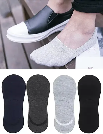 socks for Women No Show Socks For Men Loafers Socks For mens Pack Of 4