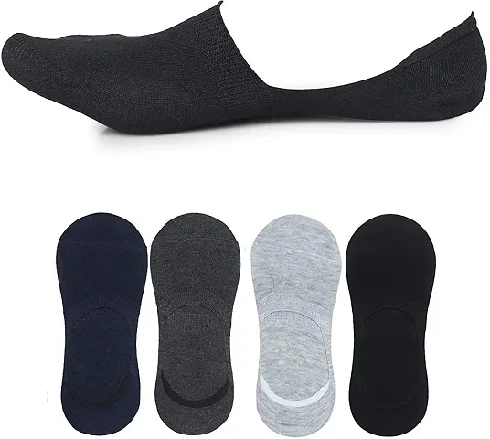 Loafer Socks - Men socks - Women Socks - No show socks invisible Socks - Low cut Socks - Pack Of 4 Free Size