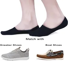 Loafer Socks - Men socks - Women Socks - No show socks invisible Socks - Low cut Socks - Pack Of 4 Free Size-thumb1