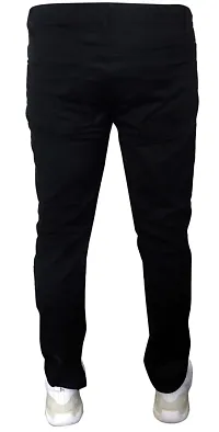 Black Cotton Jeans for Men-thumb1
