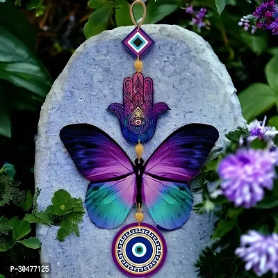 Butterfly Evil Eye Wall Hanging for Home Decor-thumb3