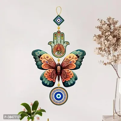 Butterfly Evil Eye Wall Hanging for Home Decor-thumb0