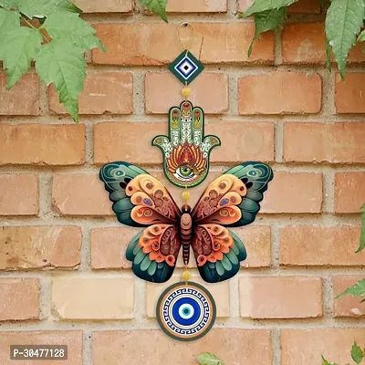 Butterfly Evil Eye Wall Hanging for Home Decor-thumb5