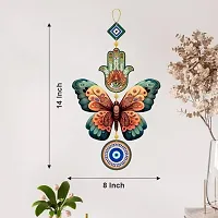 Butterfly Evil Eye Wall Hanging for Home Decor-thumb1