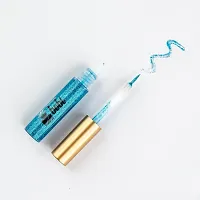 B.O.B.I Blue Glitter Eyeliner Long-Lasting, Waterproof, Smudge Proof, and Vibrant. Add Glamour to Your Eyes with Shimmering Effects-thumb1