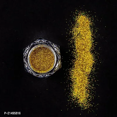 BOBI Iridescent Gold Loose Holographic Glitter Eyeshadow (10gm)-thumb2