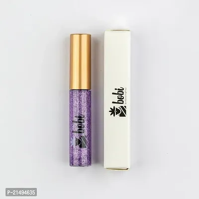 B.O.B.I Purple Glitter Eyeliner Long-Lasting, Waterproof, Smudge Proof, and Vibrant. Add Glamour to Your Eyes with Shimmering Effects