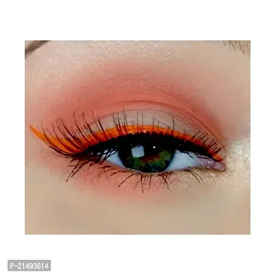 B.O.B.I Orange Neon Eyeliner Long-Lasting, Waterproof, Smudge Proof, and Vibrant-thumb3