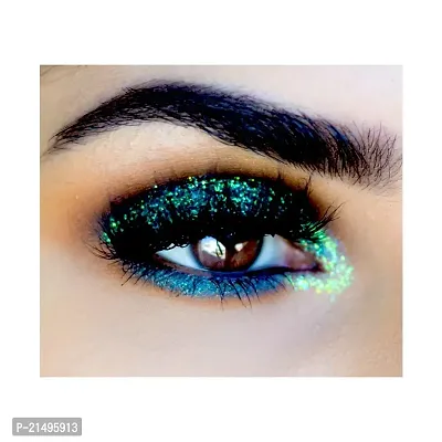 BOBI Green Loose Holographic Glitter Eyeshadow (10gm)-thumb5