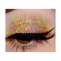 BOBI Iridescent Gold Loose Holographic Glitter Eyeshadow (10gm)-thumb4