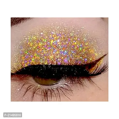 BOBI Iridescent Gold Loose Holographic Glitter Eyeshadow (10gm)-thumb5
