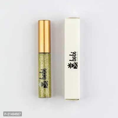 B.O.B.I Gold Glitter Eyeliner Long-Lasting, Waterproof, Smudge Proof, and Vibrant. Add Glamour to Your Eyes with Shimmering Effects