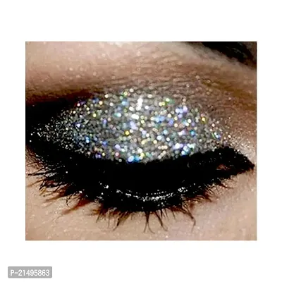 BOBI Iridescent Silver Loose Holographic Glitter Eyeshadow (10gm)-thumb3