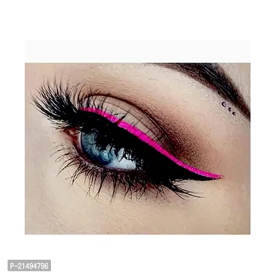 B.O.B.I Pink Neon Eyeliner Long-Lasting, Waterproof, Smudge Proof, and Vibrant-thumb5