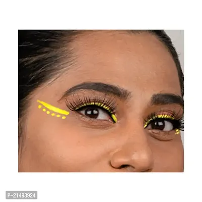 B.O.B.I Yellow Neon Eyeliner Long-Lasting, Waterproof, Smudge Proof, and Vibrant-thumb3