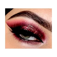 BOBI Red Loose Holographic Glitter Eyeshadow (10gm)-thumb4