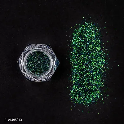 BOBI Green Loose Holographic Glitter Eyeshadow (10gm)-thumb2