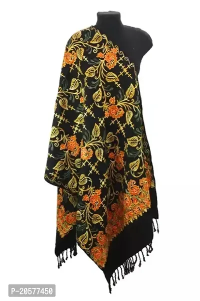 Comfortable Multicoloured Wool Shawls For Women