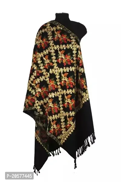 Comfortable Multicoloured Wool Shawls For Women