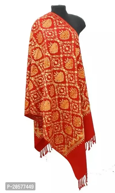 Comfortable Multicoloured Wool Shawls For Women