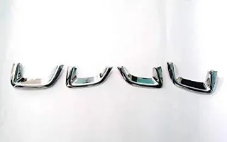 Chrome Front Grill U Ring Maruti Suzuki Vitara Brezza Chrome, Glossy Maruti Vitara Front Garnish-thumb1