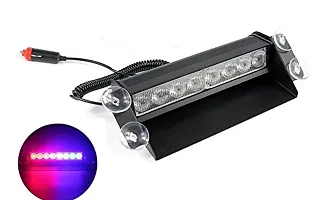 8 Led police style light,  Car police lights, Red blue Flashing police lights (universal for all cars)-thumb2