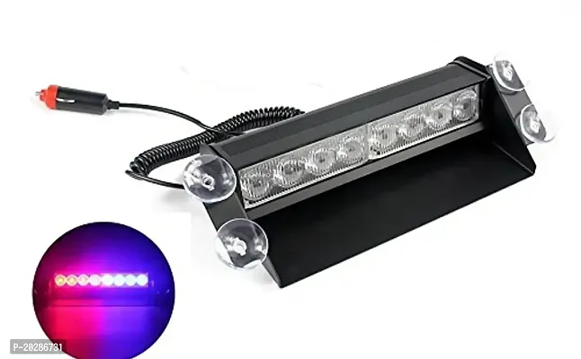 8 Led police style light,  Car police lights, Red blue Flashing police lights (universal for all cars)-thumb3