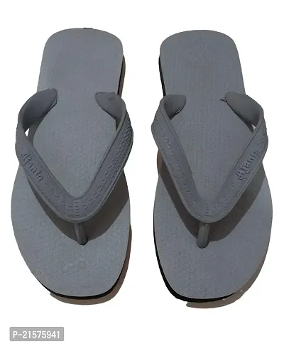 Stylish Grey Rubber  Sandals For Women-thumb0
