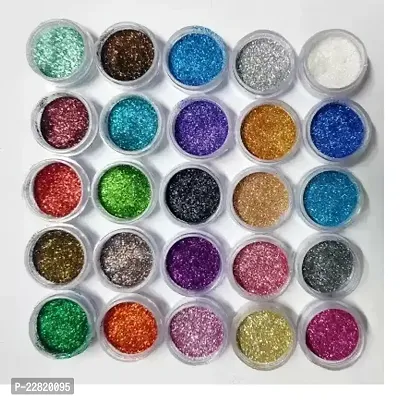 Eyeshadow Shimmer 25 Color Eyeshadow Shimmer Glitter (Multicolor)