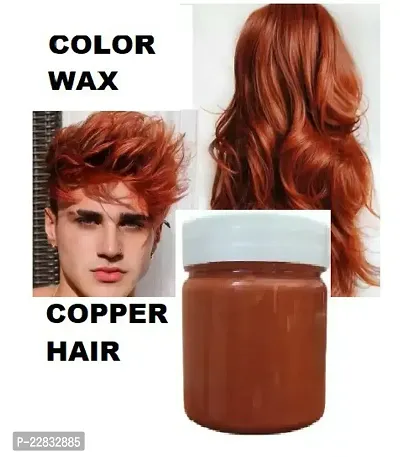 Hair Wax Color Dye Styling Cream Mud (Copper)