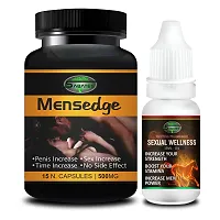 Mensedge  Wellness Sex Capsule For Men Sex Oil Sexual Oil Massage Gel Sexual Capsule | Increase Sex Time  Power  Long Time Power Male Sex Enhancement For 9 Inches Orgasm (Zero Side Effects)-thumb1