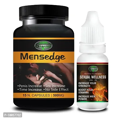 Mensedge  Wellness Sex Capsule For Men Sex Oil Sexual Oil Massage Gel Sexual Capsule | Increase Sex Time  Power  Long Time Power Male Sex Enhancement For 9 Inches Orgasm (Zero Side Effects)-thumb2