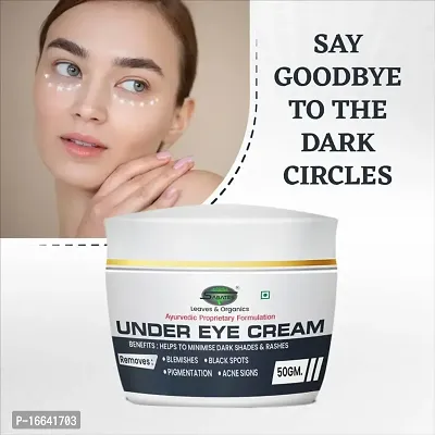 INLAZER Under Eye Cream Helps To Reducing Dark Circles, Wrinkles and Fine lines for Women  Men All Herbal Ingredients Brightens Under Eyes (100% Ayurvedic)-thumb2