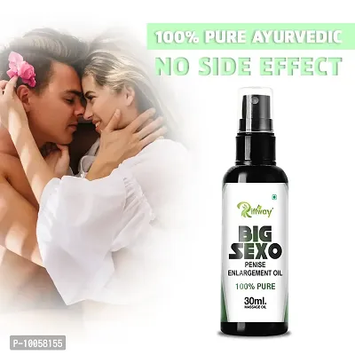 Big Sexo Men's Health Long Time Sex Oil Sexual Oil Long Size Men Reduce Sexual Disability For Extra Power ( 30ml )-thumb0